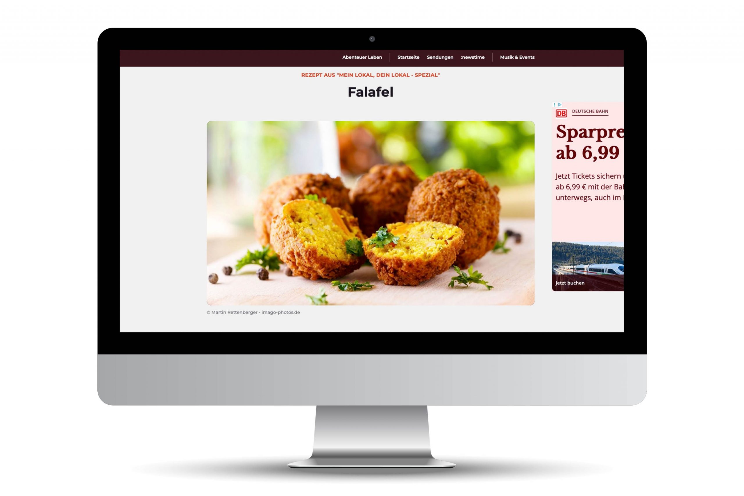 Work, imago, Kabel eins, Falafel