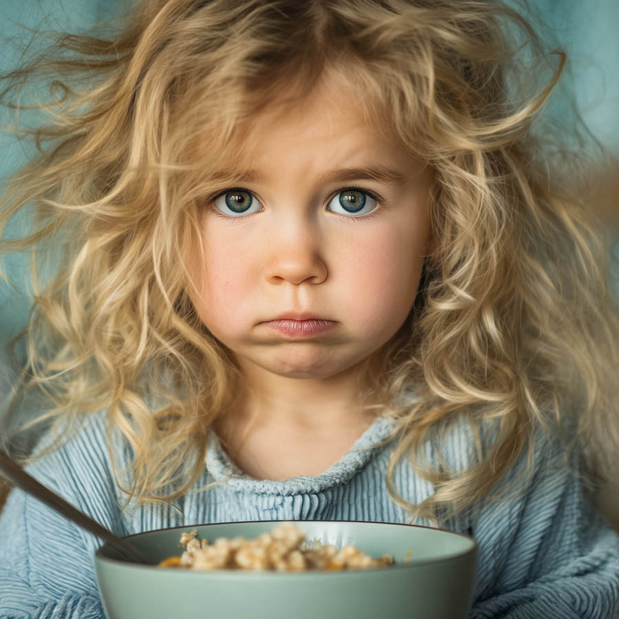 Porridge, Mädchen, Essen, Food