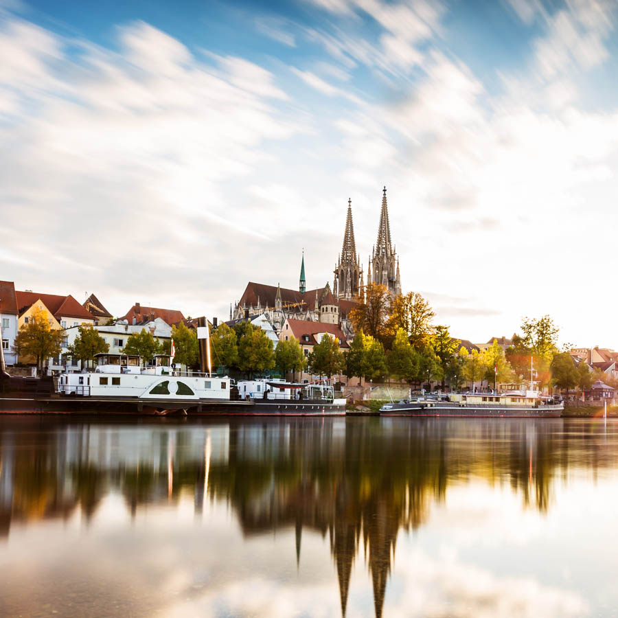 Regensburg, Dom, Street, Landschaft
