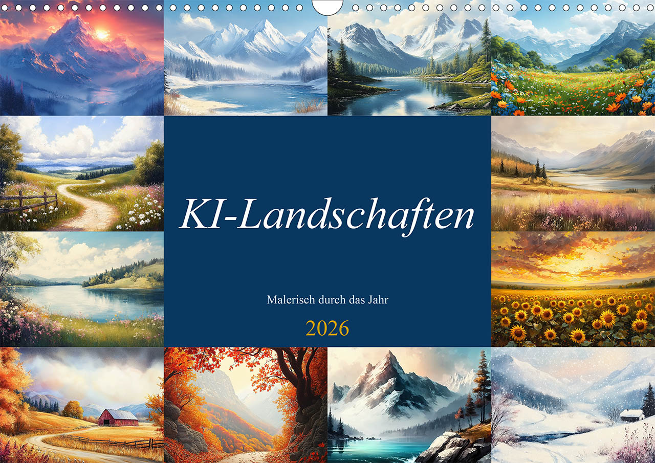 Kalender, KI, Landschaften