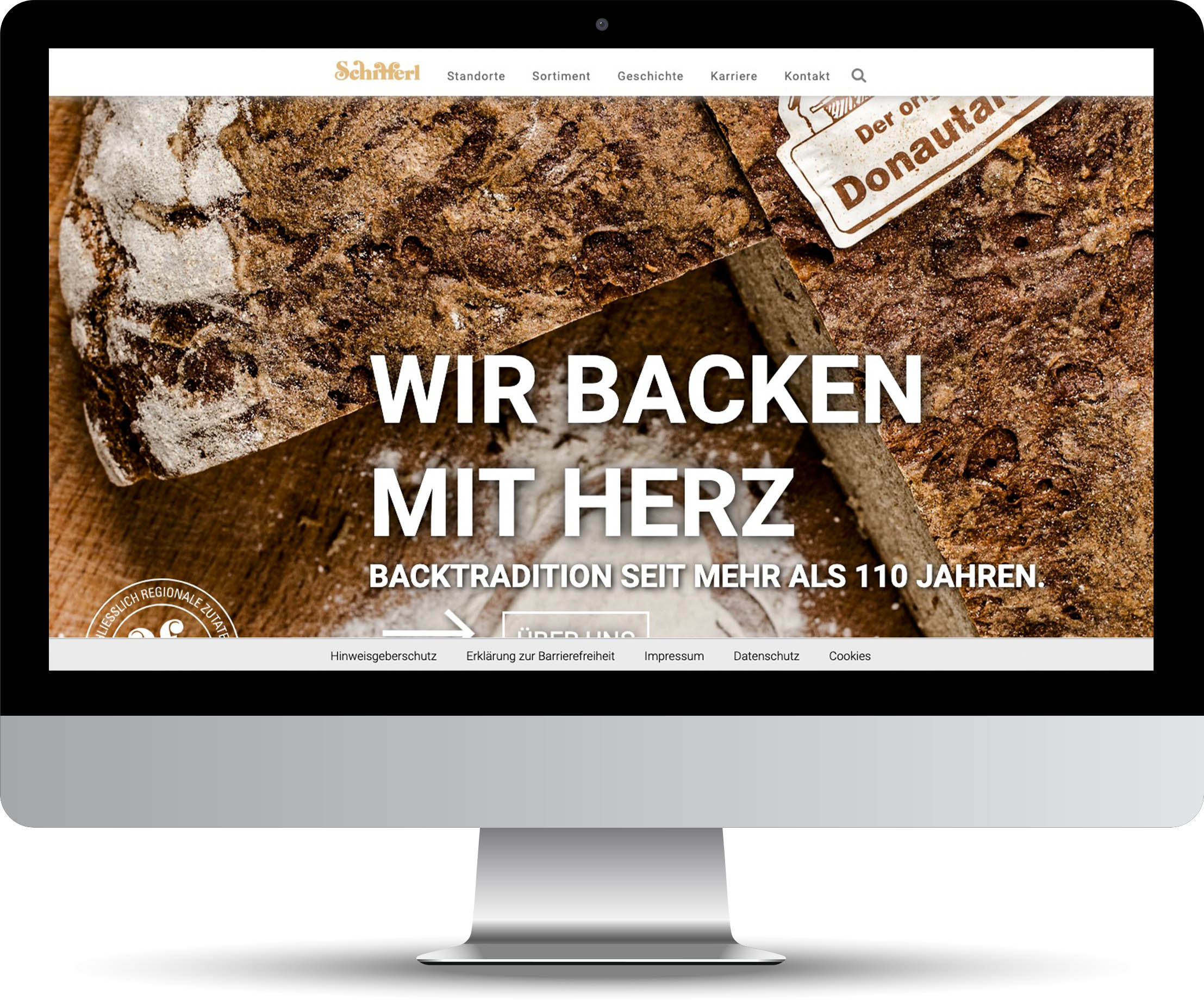 Webdesign, Bäckerei Schifferl